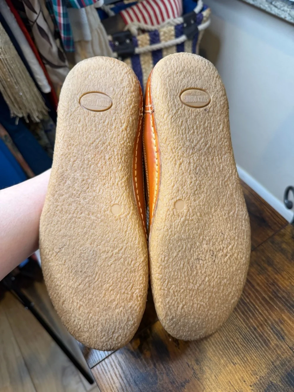 Stacy Adams Loafer Mens Shoes Light Brown Perforated Slip On Casual Size 8